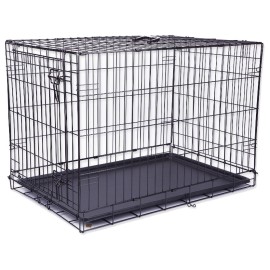 Skládací klec pro psa DOG FANTASY L - 91,5 x 63,5 x 58,5 cm