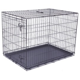 Skládací klec pro psa DOG FANTASY XL - 106,5 x 76 x 71 cm