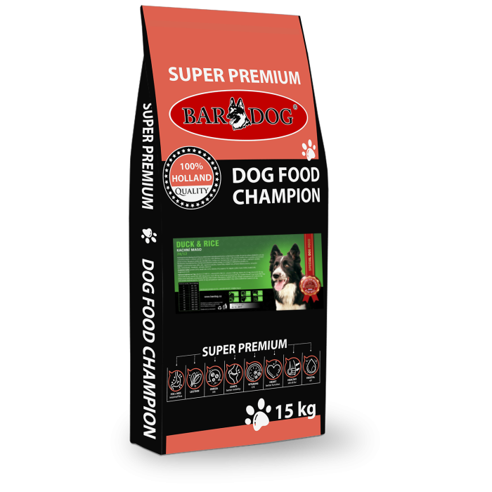 Super prémiové granule Bardog Duck & Rice 24/12