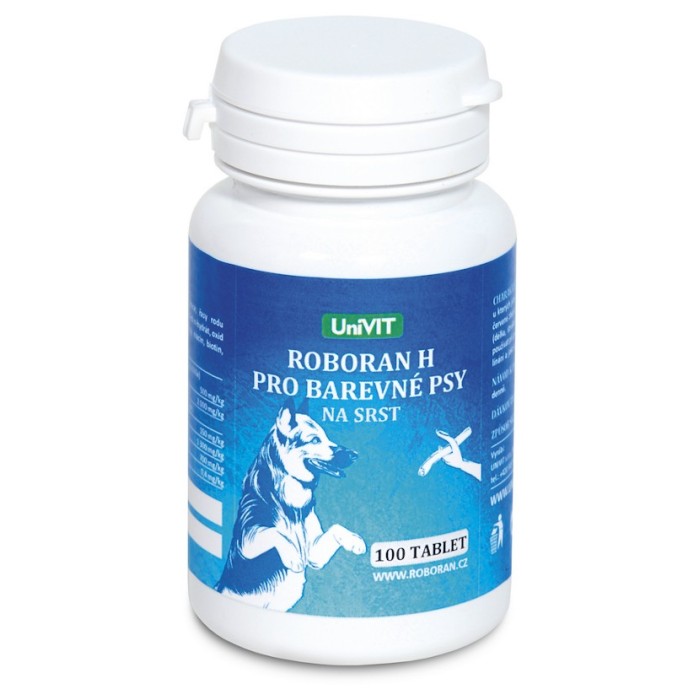 Vitamínový doplněk Roboran H pro barevné psy (na srst)