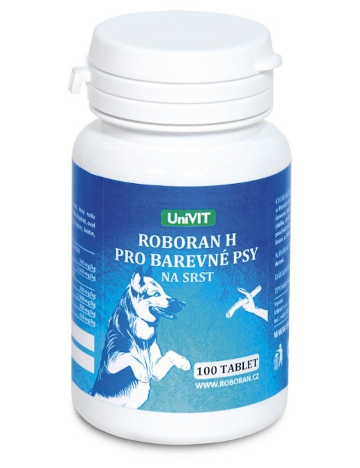 Vitamínový doplněk Roboran H pro barevné psy (na srst)