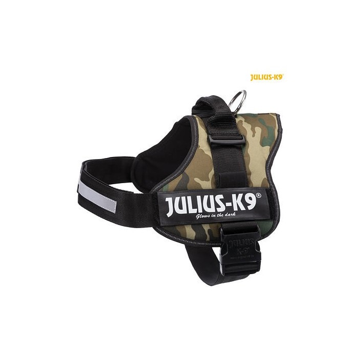 Julius-K9 silový postroj 3/XL 82-118 cm,  - maskáčová