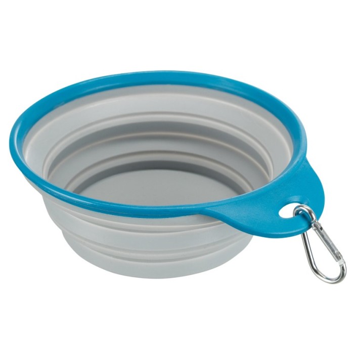 Cestovní silikonová miska s pevným okrajem 1L (18cm) TRIXIE