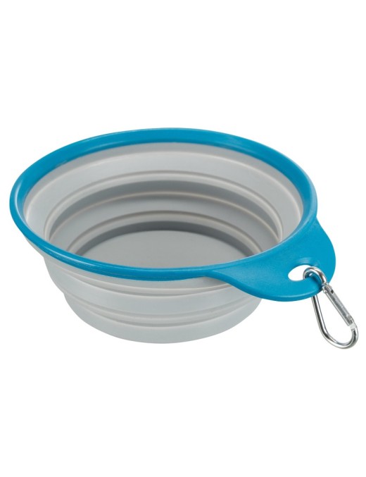 Cestovní silikonová miska s pevným okrajem 1L (18cm) TRIXIE