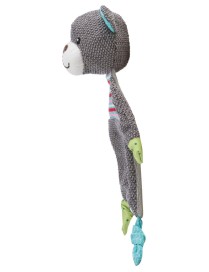 Plyšový medvídek JUNIOR pro psa se šustící fólií 28 cm